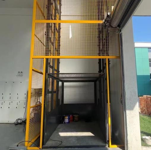 桦甸导轨式升降机助力物流园破解运输难题